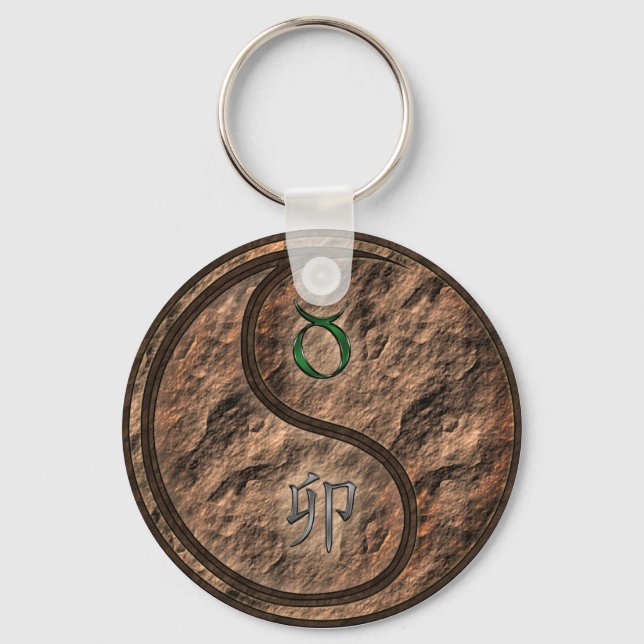 Porte-clés Taurus et lapin terrestre (Recto)