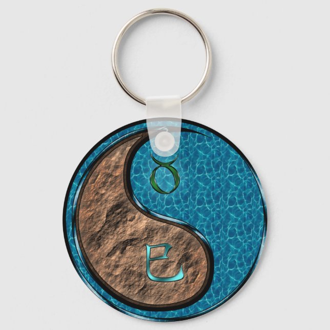 Porte-clés Taurus et serpent d'eau (Recto)