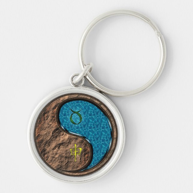 Porte-clés Taurus et singe de l'eau (Devant)