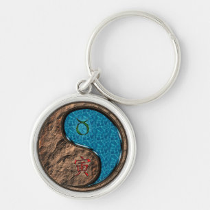 Porte-clés Taurus et tigre d'eau
