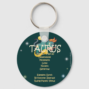 Porte-clés Taurus zodiaque