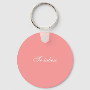 Porte-clés Te iubesc keychain ( I love you in romanian)