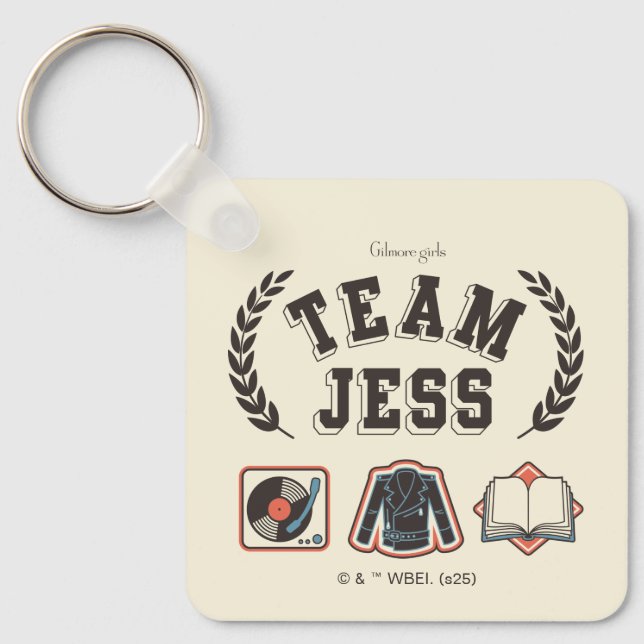 Porte-clés Team Jess Gilmore Girls Design (Recto)
