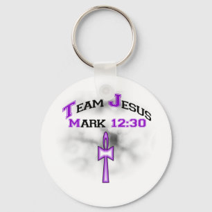 Porte-clés Team Jesus Mark 12:30