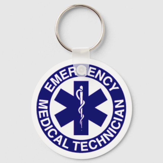 PORTE-CLÉS TECHNICIENS MÉDICALES D'URGENCE EMT (Recto)