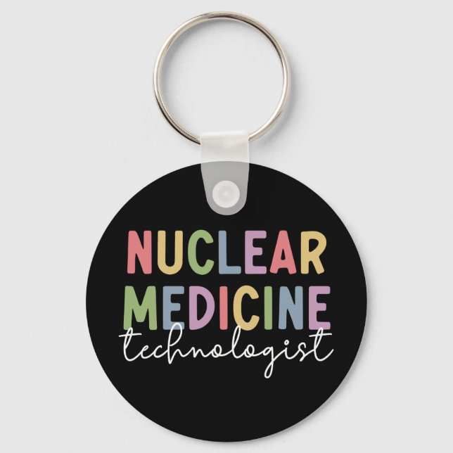 Porte-clés Technologue en médecine nucléaire Cadeaux CNMT (Recto)
