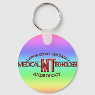 PORTE-CLÉS TECHNOLOGUE MÉDICALE DE LABORATOIRE DE SPÉCIALISTE