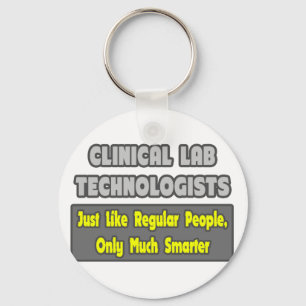Porte-clés Technologues du laboratoire clinique .. Plus intel