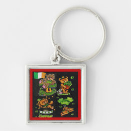 Porte-clés Teddy Bear Collection St. Patrick's Day