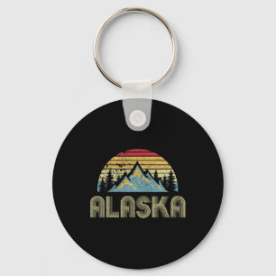 Porte-clés Tee Alaska - Montagnes Rétro Vintage Nature Randon