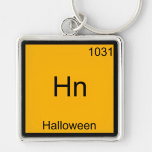 Porte-clés Tee de chimie drôle d'Halloween Hn