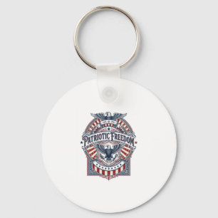 Porte-clés Tee-shirt graphique vectoriel USA Foi patriotique 