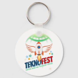 Porte-clés TEKNOFEST Conception de fusée - Aviation et Techno