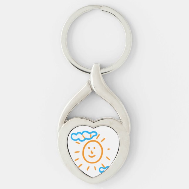 Porte-clés Télécharger des enfants Dessiner Transformer des e (Devant)