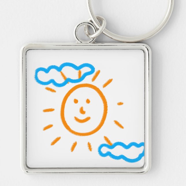 Porte-clés Télécharger des enfants Dessiner Transformer des e (Devant)