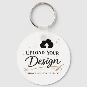 Porte-clés Téléchargez votre logo de design personnalisé