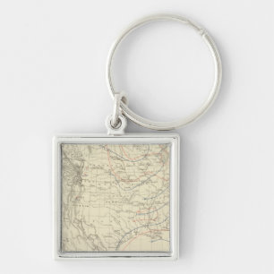Porte-clés Température moyenne américaine