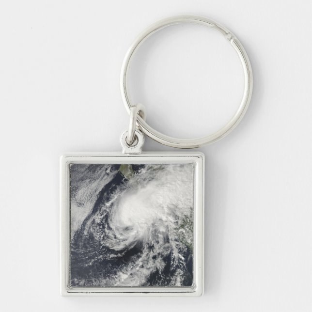 Porte-clés Tempête tropicale Rick approchant le Mexique (Devant)