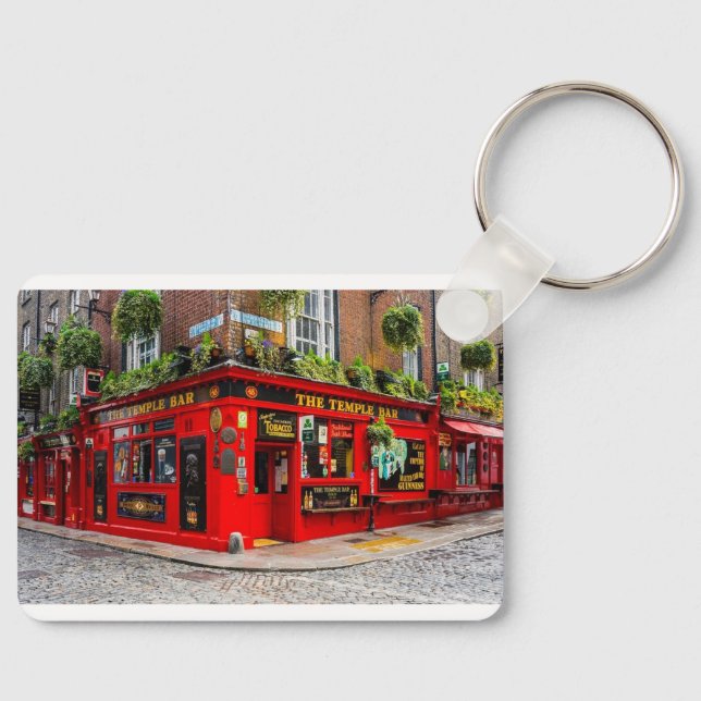 Porte-clés Temple Bar Dublin City, Irish Pub (Recto)