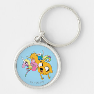 Porte-clés Temps d'aventure   Lady, Bubblegum, Finn & Jake