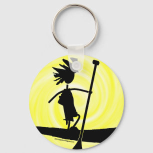 Porte-clés Tenez la conception de silhouette de palette