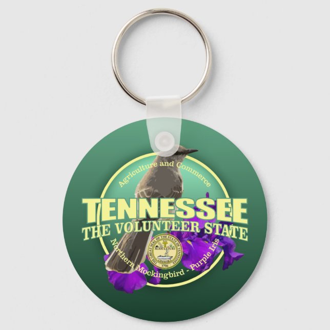Porte-clés Tennessee State Bird & Flower (Recto)