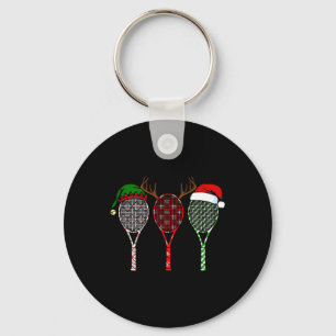 Porte-clés Tennis Joyeux Noël 3 Tennis Racket Noël