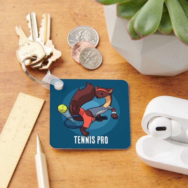 Porte-clés Tennis Pro Hot Dog Trick Shot Pine Marten Carton (Bureau)