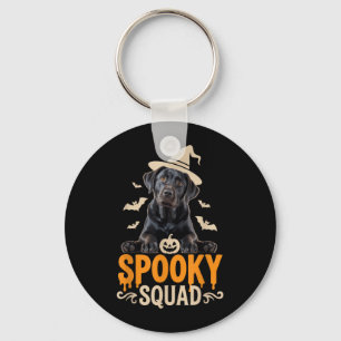 Porte-clés Tenue de Labrador noir Halloween Spooky Squad pour