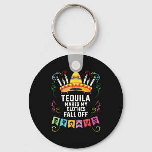 Porte-clés Tequila Met Mes Vêtements Tomber Du Tequil Alcooli