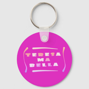 Porte-clés Teresa Bella a fait de son mélange de couleurs de
