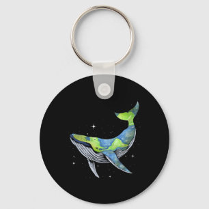 Porte-clés Terre Mer Planète Orcas Baleine Sauver la planète