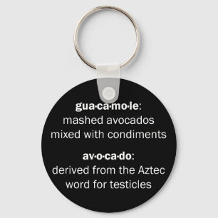 Porte-clés Testicules de guacamole
