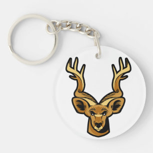 Porte-clés tête de cerf