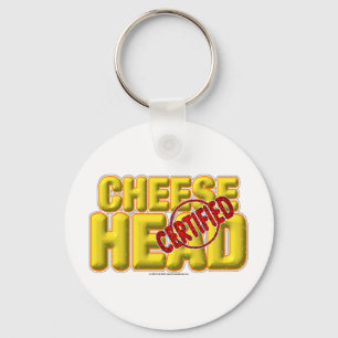 Porte-clés Tête de fromage certifiée