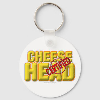 Porte-clés Tête de fromage certifiée
