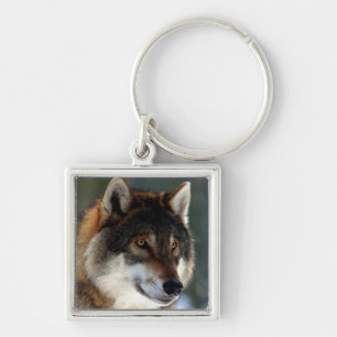 Porte-clés Tête de loup