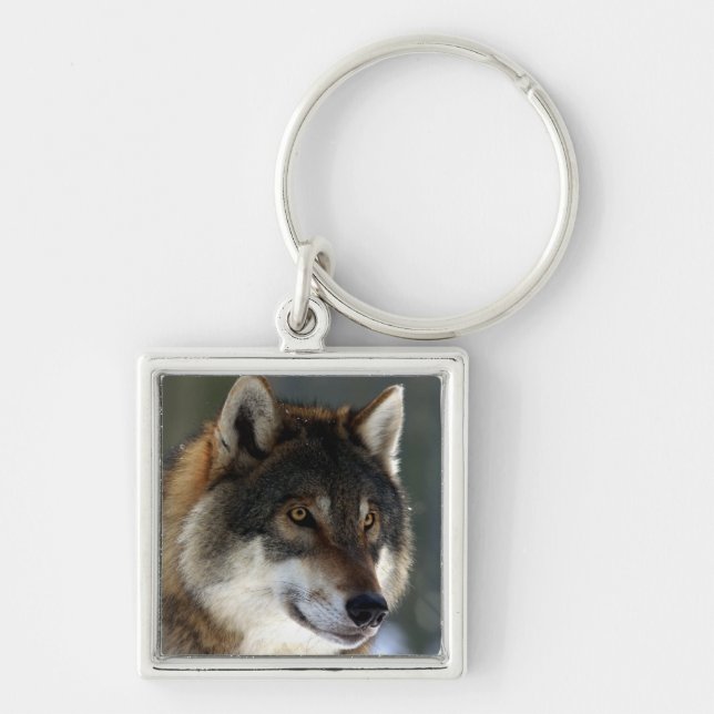 Porte-clés Tête de loup (Devant)