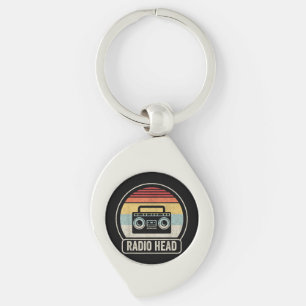 Porte-clés Tête radio Vintage