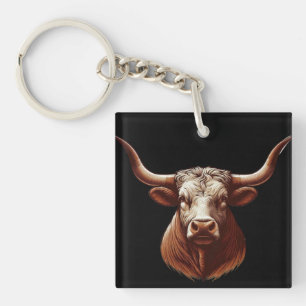 Porte-clés Texas Longhorn