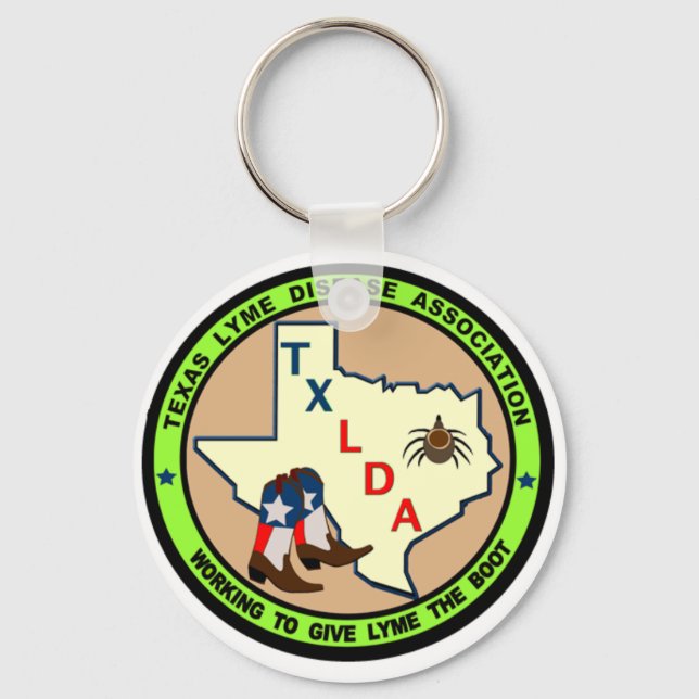 PORTE-CLÉS TEXAS LYME MALADIE ASSOCIATION (Recto)