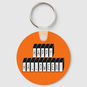 Porte-clés Texte bloc Halloween