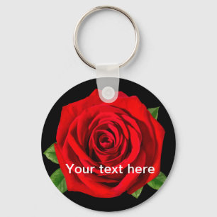 Porte-clés Texte du message rose