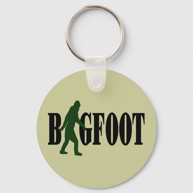 Porte-clés Texte et graphique squatté vert (Recto)