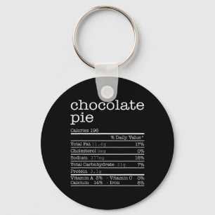 Porte-clés Thanksgiving Christmas Food - Chocolat Pie Nutrit