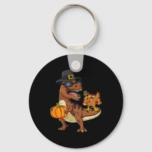 Porte-clés Thanksgiving T Rex Dabbing Turquie Fun Boys Girls 