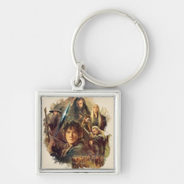 Porte-clés The Company and Elves of Mirkwood (Devant)