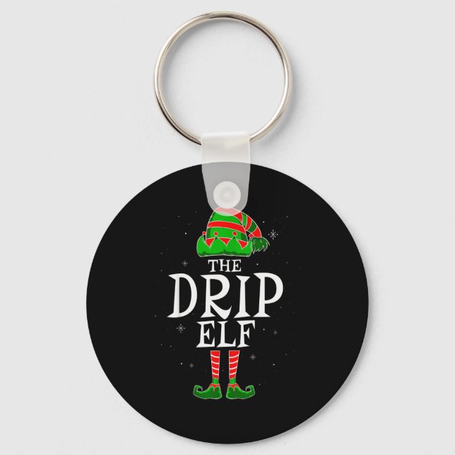 Porte-clés The Drip Elf Group Matching Family Christmas Swag  (Recto)