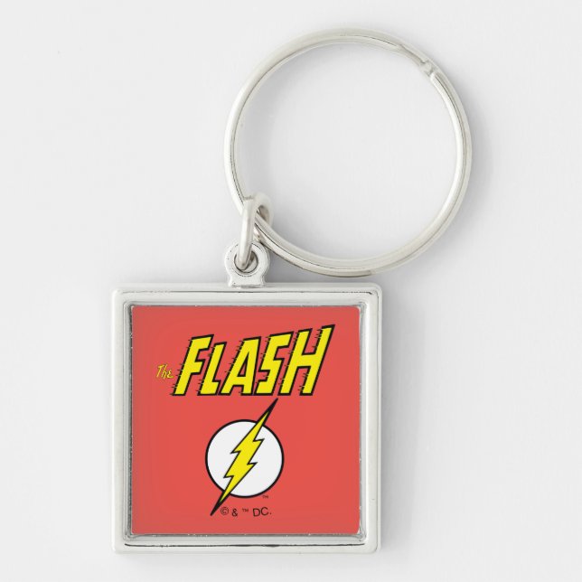 Porte-clés The Flash Name & Lightning Bolt Logo (Devant)