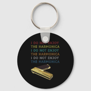 Porte-clés The Harmonica Instrument Blues Music Band Cadeau